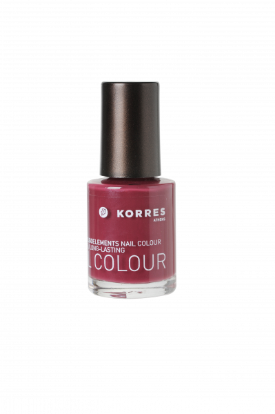 KORRES Nail Colour BERRY ROSE 60 - pečující lak na nehty odstín 60, 10 ml