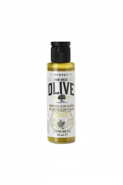 KORRES Pure Greek Olive, sprchový gel s vůní olivového květu, 40 ml