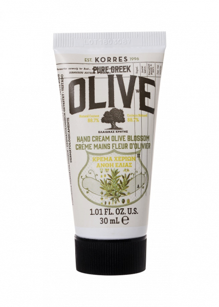 KORRES Pure Greek Olive krém na ruce s řeckým extra panenským olivovým olejem s vůní olivového květu, 30 ml