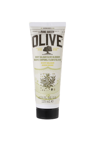 KORRES Pure Greek Olive tělové máslo s vůní olivového květu, 125 ml