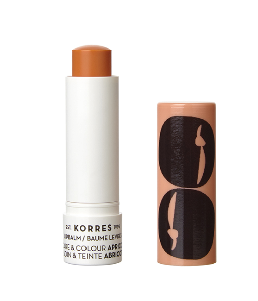 KORRES Care & Colour lip balm stick barevný balzám na rty, meruňka, 5 ml