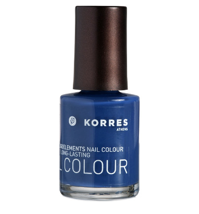KORRES Nail Colour BLUEBERRY 89 - pečující lak na nehty odstín 34, 10 ml 