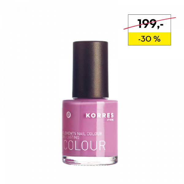 KORRES Nail Colour LILAC 25 - pečující lak na nehty odstín 25, 10 ml 