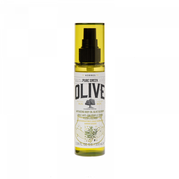 KORRES Pure Greek Olive – suchý olej s vůní olivového květu, 100 ml
