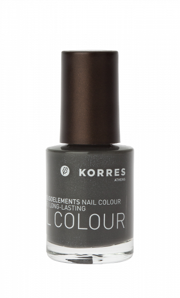 KORRES Nail Colour STEEL GREY 97 - pečující lak na nehty, 10 ml