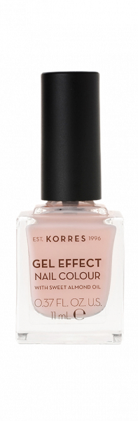 KORRES Gel-Effect Nail Colour - gelový lak na nehty, 04 Peony Pink, 11 ml