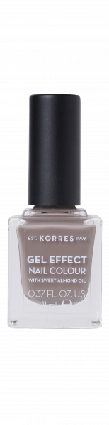KORRES Gel-Effect Nail Colour - gelový lak na nehty, 95 Stone Grey, 11 ml