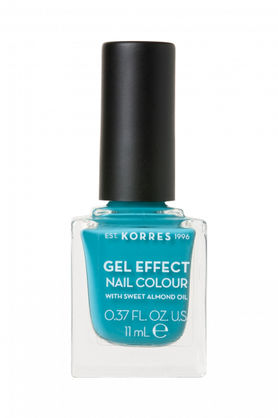KORRES Gel-Effect Nail Colour - gelový lak na nehty, 82 Pool Waves, 11 ml
