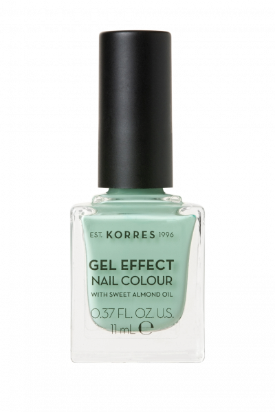 KORRES Gel-Effect Nail Colour - gelový lak na nehty, 35 Mint Green, 11 ml