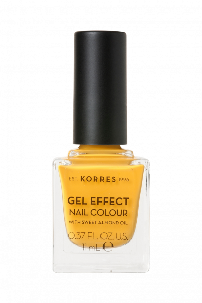 KORRES Gel-Effect Nail Colour - gelový lak na nehty, 91 Sunshine, 11 ml